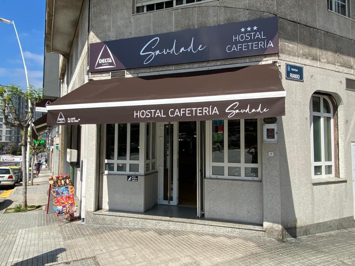 Saudade Hostal Cafeteria A Coruña Eksteriør billede