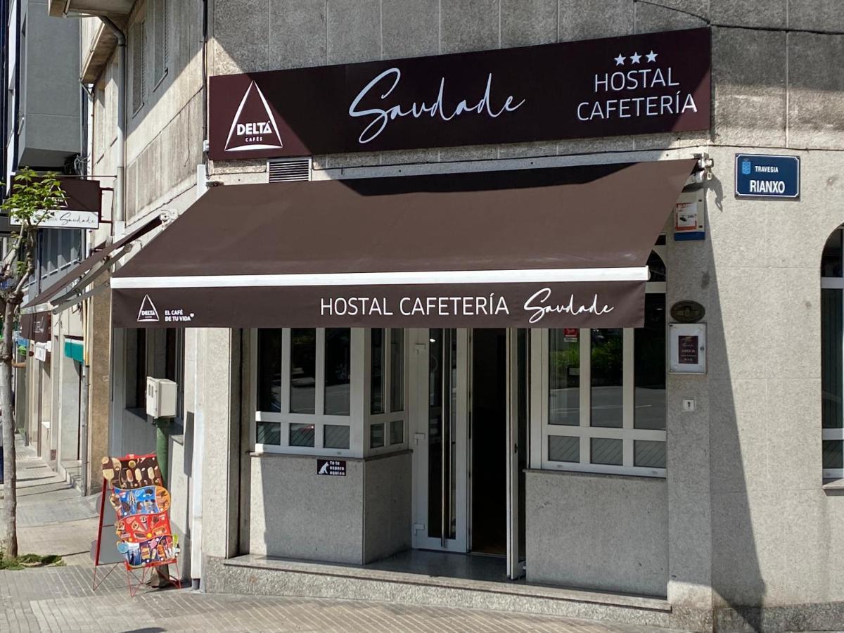 Saudade Hostal Cafeteria A Coruña Eksteriør billede